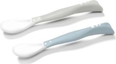 Lžíčka dětská flexibilní - SADA 2ks šedá/světle šedá - BabyOno - obrázek 1