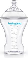Antikoliková kojenecká lahev BabyOno - NATURAL NURSING transparentní - 260ml - obrázek 1