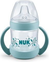 Kojenecká lahev s pítkem na učení 150ml - NATURE SENSE mátová - Nuk - obrázek 1