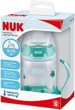 Kojenecká lahev s pítkem na učení 150ml - KONTROLA TEPLOTY zelená - Nuk - obrázek 3
