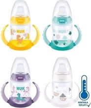 Kojenecká lahev s pítkem na učení 150ml - KONTROLA TEPLOTY žlutá - Nuk - obrázek 3