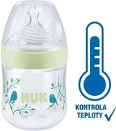 Kojenecká lahev plastová s kontrolou teploty 150ml - NATURE SENSE zelená - Nuk - obrázek 1