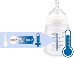 Kojenecká lahev plastová s kontrolou teploty 150ml - FIRST CHOICE bílá - Nuk - obrázek 3