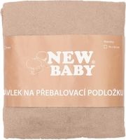 Potah na přebalovací podložku 70x50cm - FROTÉ béžový - NewBaby - obrázek 2