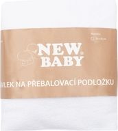 Potah na přebalovací podložku 70x50cm - FROTÉ bílý - NewBaby - obrázek 2