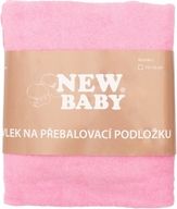 Potah na přebalovací podložku 70x50cm - FROTÉ růžový - NewBaby - obrázek 2
