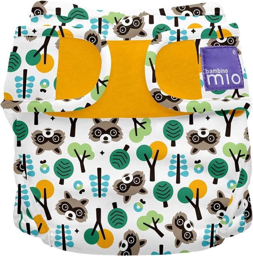 Bambinomio Miosoft plenkové kalhotky, Raccoon Retreat, vel. 2 - obrázek 1