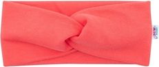 Čelenka dětská bavlna - STYLE růžovo-lososová - NewBaby - obrázek 1