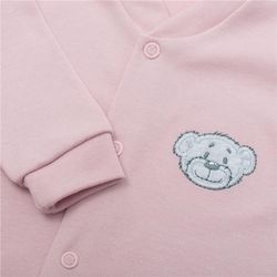 Kojenecký overal bavlna - BRUMBRUM old pink - vel.56 - obrázek 2