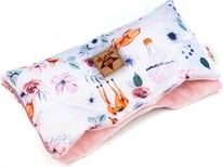 Rukávník na kočárek fleece - PREMIUM SRNKA s růžovou - BabyNellys - obrázek 1