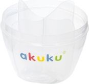 Dávkovač sušeného mléka plastový - AKUKU průhledný se zelenou - obrázek 2