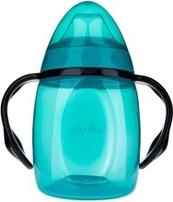 Dětský hrníček nakloněný se silikonovým náustkem - AKUKU mátový - 280ml - obrázek 2