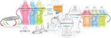 Dětský netekoucí hrníček s úchyty - BABYONO oranžový - 180ml - obrázek 2