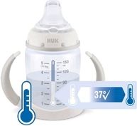 Kojenecká lahev s pítkem a kontrolkou teploty 150ml - MICKEY šedá - Nuk - obrázek 2