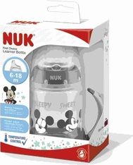 Kojenecká lahev s pítkem a kontrolkou teploty 150ml - MICKEY šedá - Nuk - obrázek 3