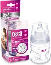 Kojenecká lahev plastová - LOVI SUPER VENT SYSTÉM průhledná - 150ml - obrázek 1