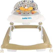 Chodítko dětské - S VOLANTEM cappuccino - BabyMix - obrázek 3