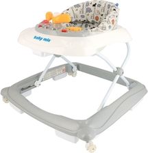 Chodítko dětské - S VOLANTEM šedé - BabyMix - obrázek 1