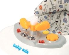 Chodítko dětské - S VOLANTEM šedé - BabyMix - obrázek 4