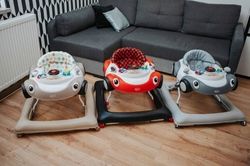 Dětské chodítko se zábavným odnímatelným panelem - CARS hnědé - 4Baby - obrázek 7