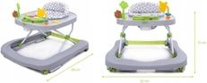 Dětské chodítko se zábavným panelem -  WALK'N červené - 4Baby - obrázek 5