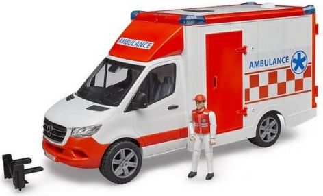 BRUDER 2676 MB Sprinter sanitka s řidičem, majákem a sirénou - obrázek 1
