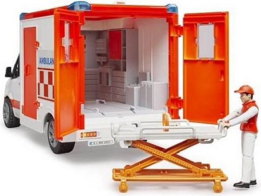 BRUDER 2676 MB Sprinter sanitka s řidičem, majákem a sirénou - obrázek 2
