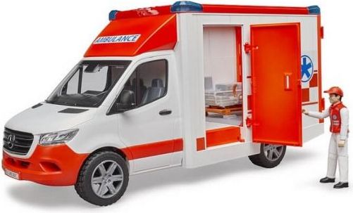 BRUDER 2676 MB Sprinter sanitka s řidičem, majákem a sirénou - obrázek 3