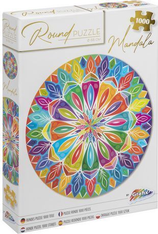 Puzzle kulaté Mandala 1000 dílků - obrázek 1