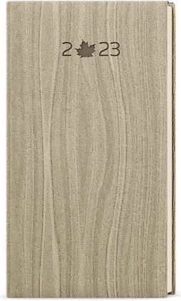 Diář týdenní - Jakub - Wood - kapesní - světle hnědá 2023 / 7,5cm x 15cm / BTJk65-27-23 - obrázek 1