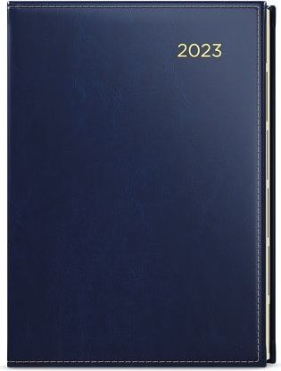 Diář denní - Ctirad s výsekem - Premier - A5 - modrá 2023 / 14,3cm x 20,5cm / BDCk17-1-23 - obrázek 1