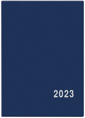 Diář měsíční - Anežka - PVC - modrá 2023 / 7cm x 10cm / BMA1-1-23 - obrázek 1