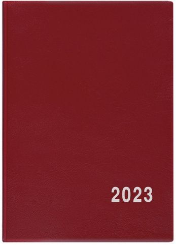 Diář měsíční - Anežka - PVC - bordó 2023 / 7cm x 10cm / BMA1-3-23 - obrázek 1