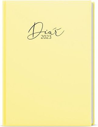 Diář denní - David - PASTELO - A5 - žlutá 2023 / 14,3cm x 20,5cm / BDD9P-21-23 - obrázek 1