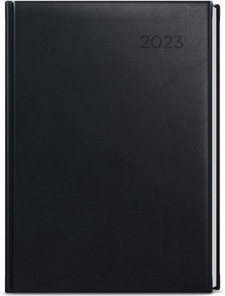 Diář denní - Ctirad - Vivella - A5 - černá 2023 / 14,3cm x 20,5cm / BDC6-2-23 - obrázek 1
