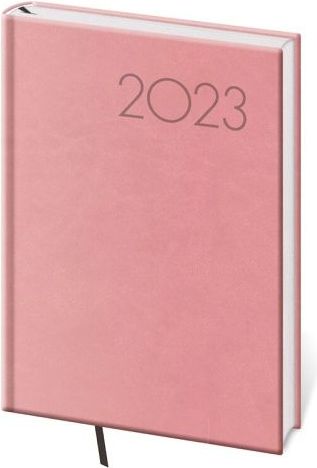 Diář denní A5 Print růžový 2023 / 14,5cm x 20,5cm / DP422-06-23 - obrázek 1