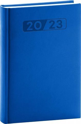 Diář denní Aprint modrý 2023 / 21cm x 15cm / PGD-DA5AP-3915 - obrázek 1