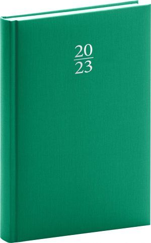 Diář denní Capys zelený 2023 / 21cm x 15cm / PGD-DA5CP-3338 - obrázek 1