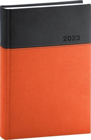 Diář denní Dado oranžovočerný 2023 / 21cm x 15cm / PGD-DA5DA-3427 - obrázek 1