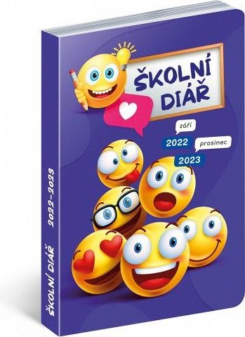 Diář školní Crazy (září 2022 – prosinec 2023), 9,8 × 14,5 cm / 14,5cm x 9,8cm / PGD-31122 - obrázek 1