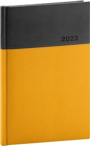 Diář týdenní Dado žlutočerný 2023 / 21cm x 15cm / PGD-TA5DA-3280 - obrázek 1