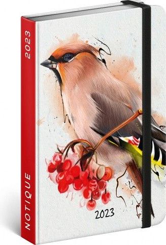 Diář týdenní Pták 2023 / 16cm x 11cm / PGD-31154-V - obrázek 1