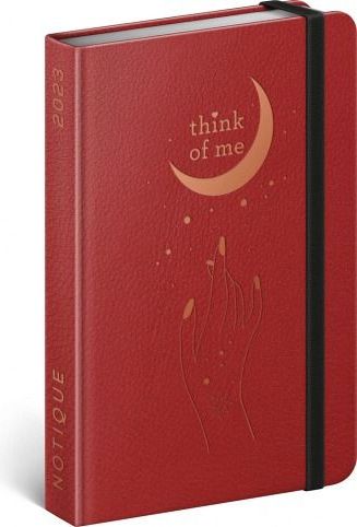 Diář týdenní Ruka – Think of me 2023 / 16cm x 11cm / PGD-31147-V - obrázek 1