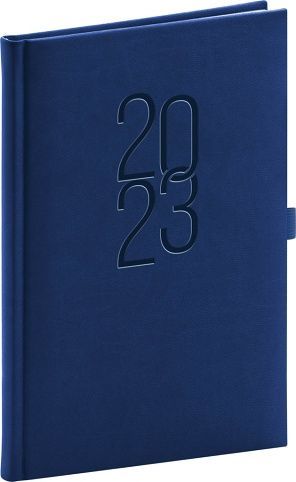 Diář týdenní Vivella Classic modrý 2023 / 21cm x 15cm / PGD-TA5VI-3890 - obrázek 1