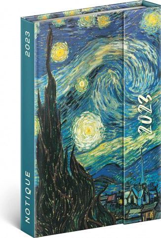 Diář týdenní magnetický Vincent van Gogh 2023 / 16cm x 11cm / PGD-31186-V - obrázek 1
