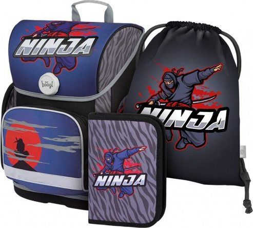 BAAGL Školní set 3 Ergo Ninja - obrázek 1