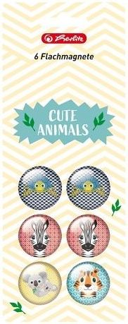 Magnety kulaté, Cute animals - obrázek 1