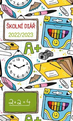ARIA Diář týdenní školní 2022/2023 potisk / 9cm x 15cm / SDT14 - obrázek 1