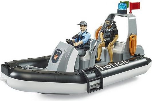 Bruder 62733 Policejní člun se 2 figurkami a příslušenstvím - obrázek 1