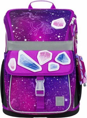 BAAGL Školní set 3 Zippy Unicorn Universe - Kreativ: aktovka, penál, sáček - obrázek 2